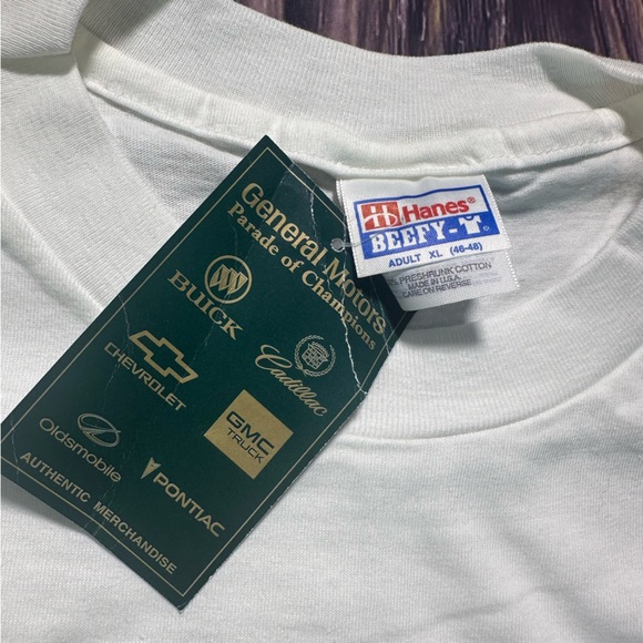 NWT Olympic Dream Tour Atlanta 1996 Sponsored By Chevrolet Hanes Beefy T-Shirt - Picture 4 of 5